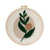 Plant style Russian poke embroidery handmade DIY material package wool thread pier embroidery poke embroidery set