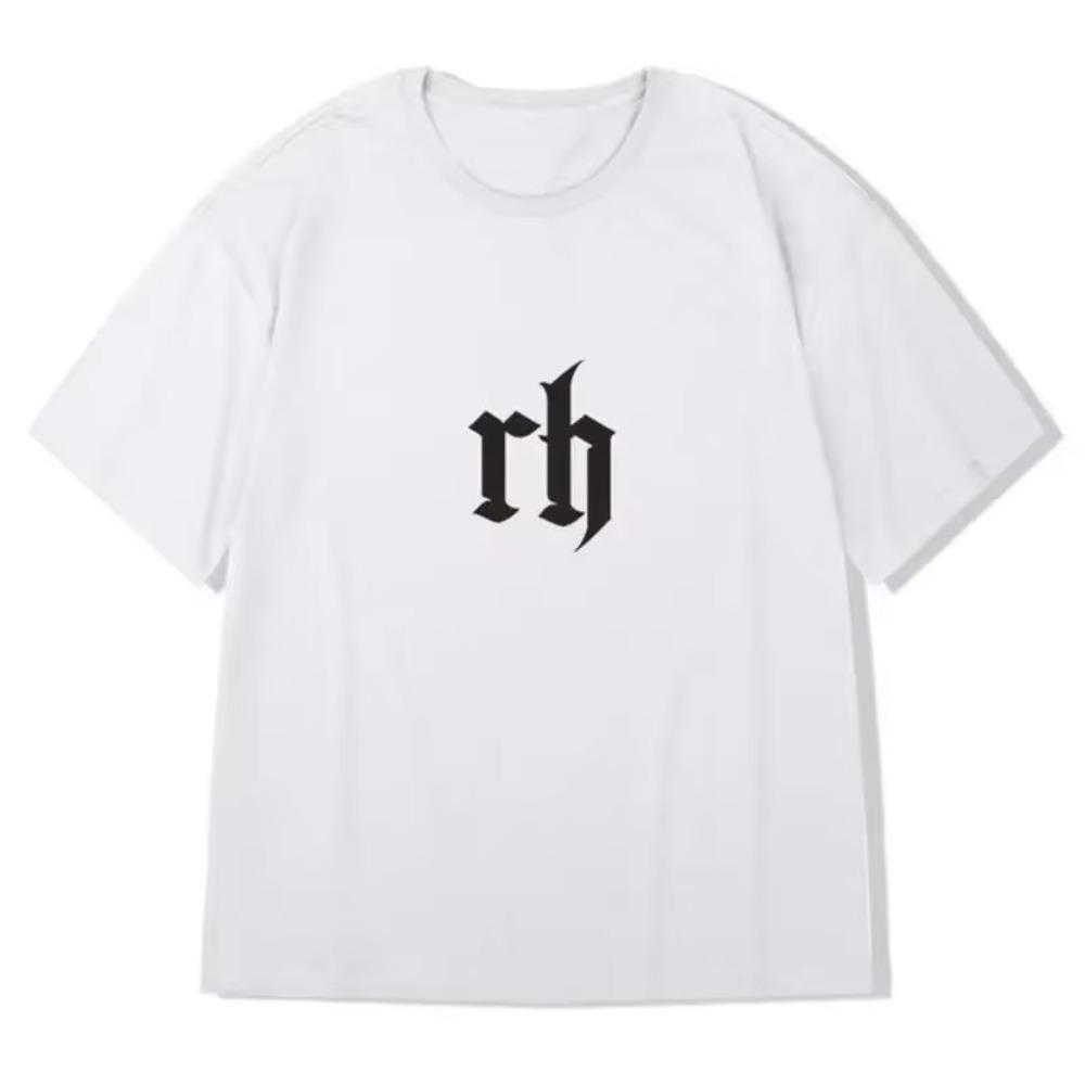 Letter Print T Shirt Korean Style Summer Short Sleeve Hip Hop High Street Gothic Tee Loose Fashion Oversized T-Shirt Clothing