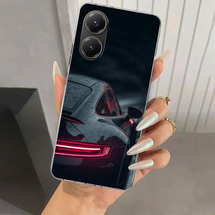 Sports Car 911 Phone Case for Xiaomi Poco X5 X6 X7 Pro F7 Ultra M7 Redmi 15 15C 13 13C 12 12C 10 10A 10C 9 9A 9C 9T Shell Poco X