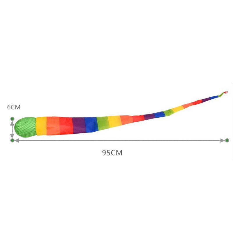 Children's Hand Throwing Ribbon Rainbow Tail Ball Parent Child Outdoor Sports Sandbag Meteor Ball Sensory Training Kid Toys