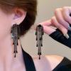 S925 Silver Tassel Earrings - 2025 Light Luxury, High-End Design for Women
