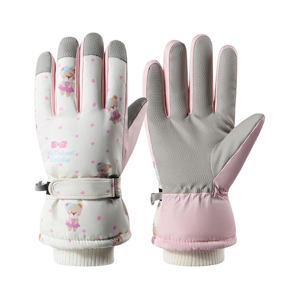 Warm Cycling Gloves Non-slip Snowboard Gloves Fashion Outdoor Sports Gloves for Men Women