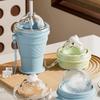 Ice Cream Design Foldable Ice Ball Cup Leak-Proof Ice Cube Water Bottle  Office