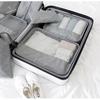 7-teiliges Reise-Aufbewahrungs-Organizer-Set Wasserdichte Packwürfel für Gepäck Kleidung Unterwäsche Schuhe Tasche für Reise Geschäftsreise