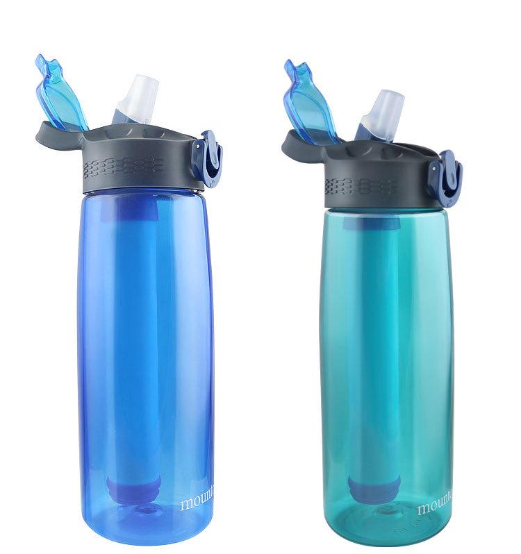 Tritan Filter Straw Water Cup for Outdoor Sports