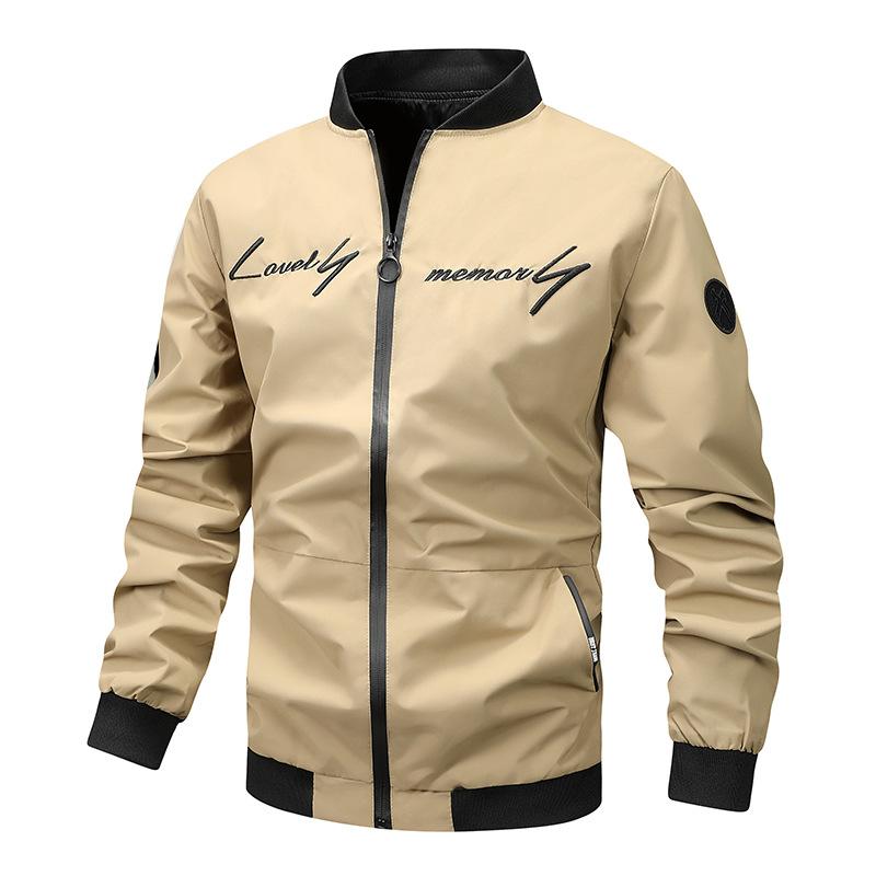Men's Spring and Autumn Top Korean Style Trendy Men's Baseball Suit Spring New Men's
