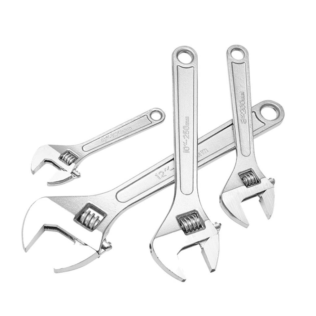 Nuts Bolts Install Adjustable Wrench Woodworking Plumbing Metalworking Alloy Steel Spanner Office Repair Tool Replacement