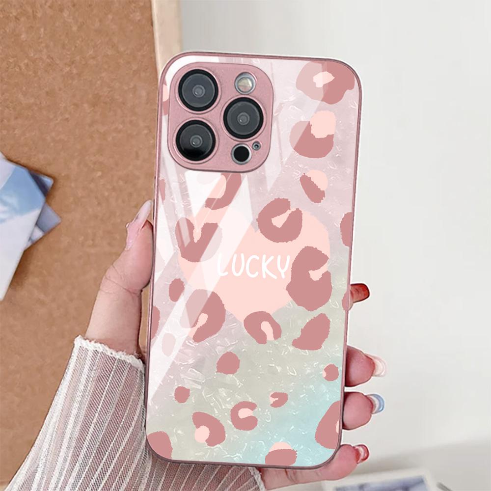 Leopardenmuster Handyhülle Für Samsung A56 5g A17 A55 A16 Hülle S24 S23 S25 Ultra A26 A54 A36 A53 A25 A15 A24 Gehärtetes Glas Cover