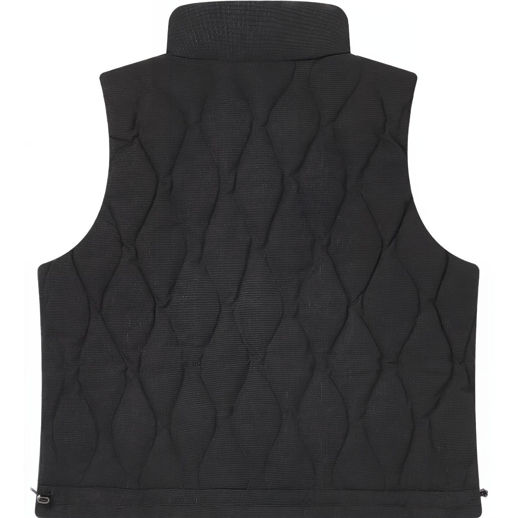 

New FILA x THE MET Vest Women s Jet Black F11W348903F-BK XS