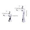 Bathroom Faucet Basin Sink Golden Chrome Tap Hot Cold Water Mixer Tap Deck Mounted Bathroom Faucets Single Lever Taps
