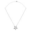 Fashion Trend Light Luxury Niche Sense Collarbone Chain Temperament Simple Cold Wind Five-pointed Star Hollow Necklace
