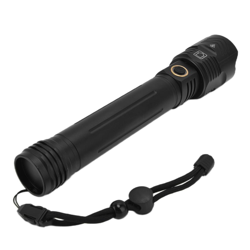 P72 LED Flashlight 5000LM Zoomable Flashlight Waterproof Electric Torch for Camping Emergencies USB