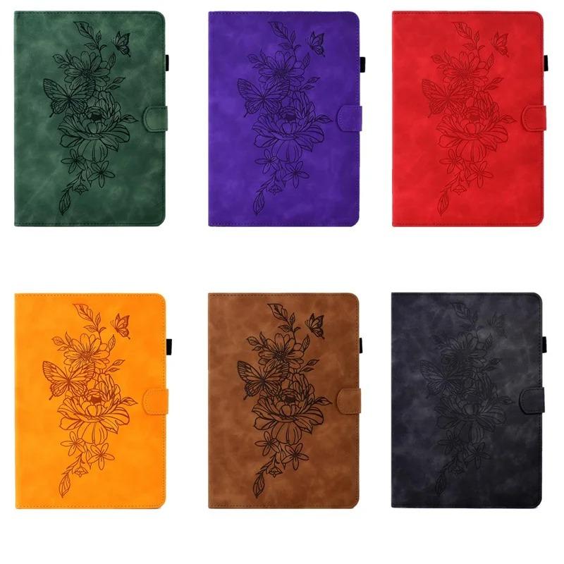 Funda For Xiaomi Redmi Pad 2 11" Cover 2025 For Redmi Pad 2 11 Tablet Case 3D Emboss Butterfly Beautiful Flower Card Slots Shell