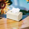 High Quality Streak Tissue Box Exquisite Paper Storage Container Modern Napkin Holder  Living Room