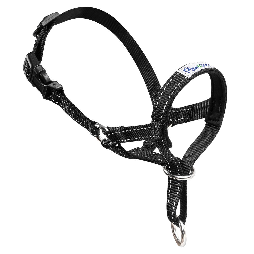 Muso per Cane Animale Domestico Cane Nylon Riflettente Regolabile Anello Anti-mordere Controllo dell'Abbaio Facile da Indossare Cane Ferma Cane che Tira Guinzaglio per Testa