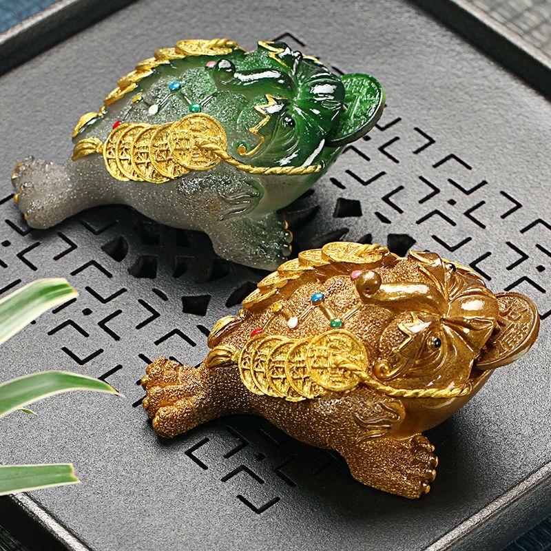 Color-Changing Resin Tea Pet Ornament
