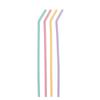 Food-Grade Silicone Reusable Straw Set, High-Temperature Resistant