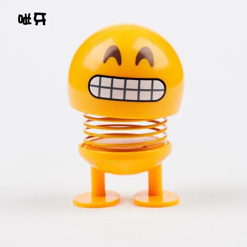 

Cute Shaking Head Doll for Car - Fun Interior Ornament, Creative Sticker & Small Toy Accessory for Vehicle Dashboard Decoration