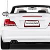 Red Rose Flower License Plate Frames 2 Pack 2 Holes Aluminum License Plate Cover With 2 Pcs Car Coasters And Screw And Black Screw Caps For Girl