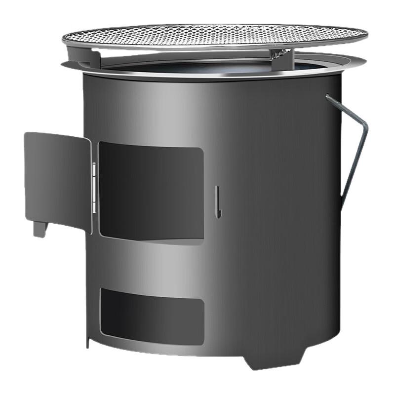 Versatile Wood-Burning Outdoor Stove