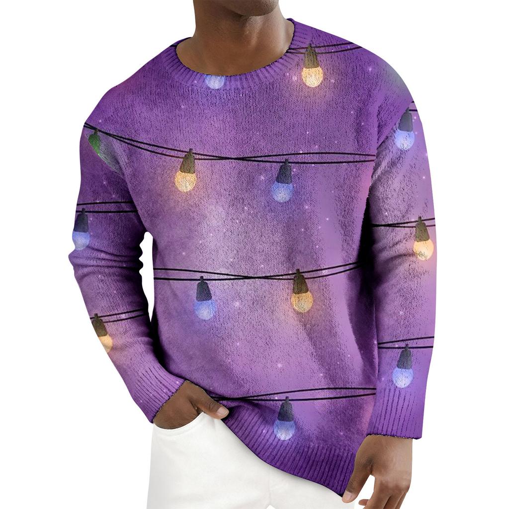 GPB-DDMTT01 Imitation Mink Pullover Sweater 3D Printing Universal for Men and Women
