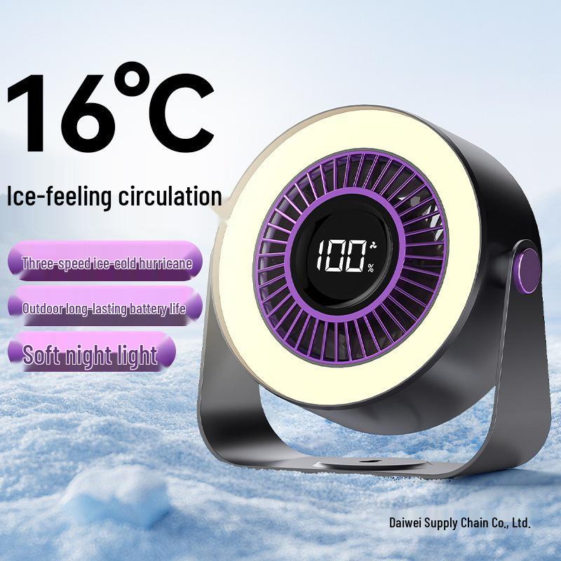 2025 Wall-Mounted Mini Desktop USB Fan: High-Speed, Portable, Large Wind Circulator