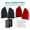 For BMW Mini Cooper S F65 F66 F67 2024 2025 Trunk Button Sticker Panel Real Soft Carbon Fiber Interior Trim Accessories Styling.