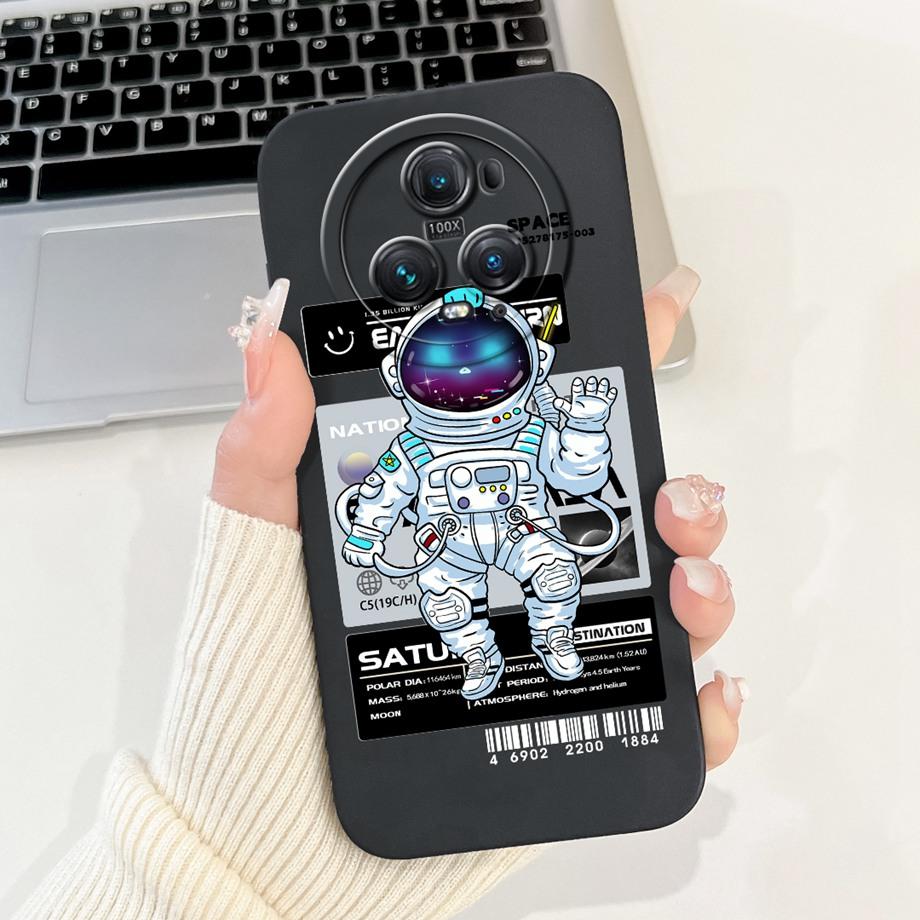 For Honor Magic5 Lite 5 Pro Magic4 Magic6 Lite Case Soft Silicone Back Cover Panda Marble Dragon Cat Astronaut Cartoon Bumper
