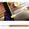 Hilitand Leather Dye Pen, DIY Leather Top Paint Roller 160mm / 6.3inch Craft Oil Pen Applicator Leather Craft Tool (Brown)