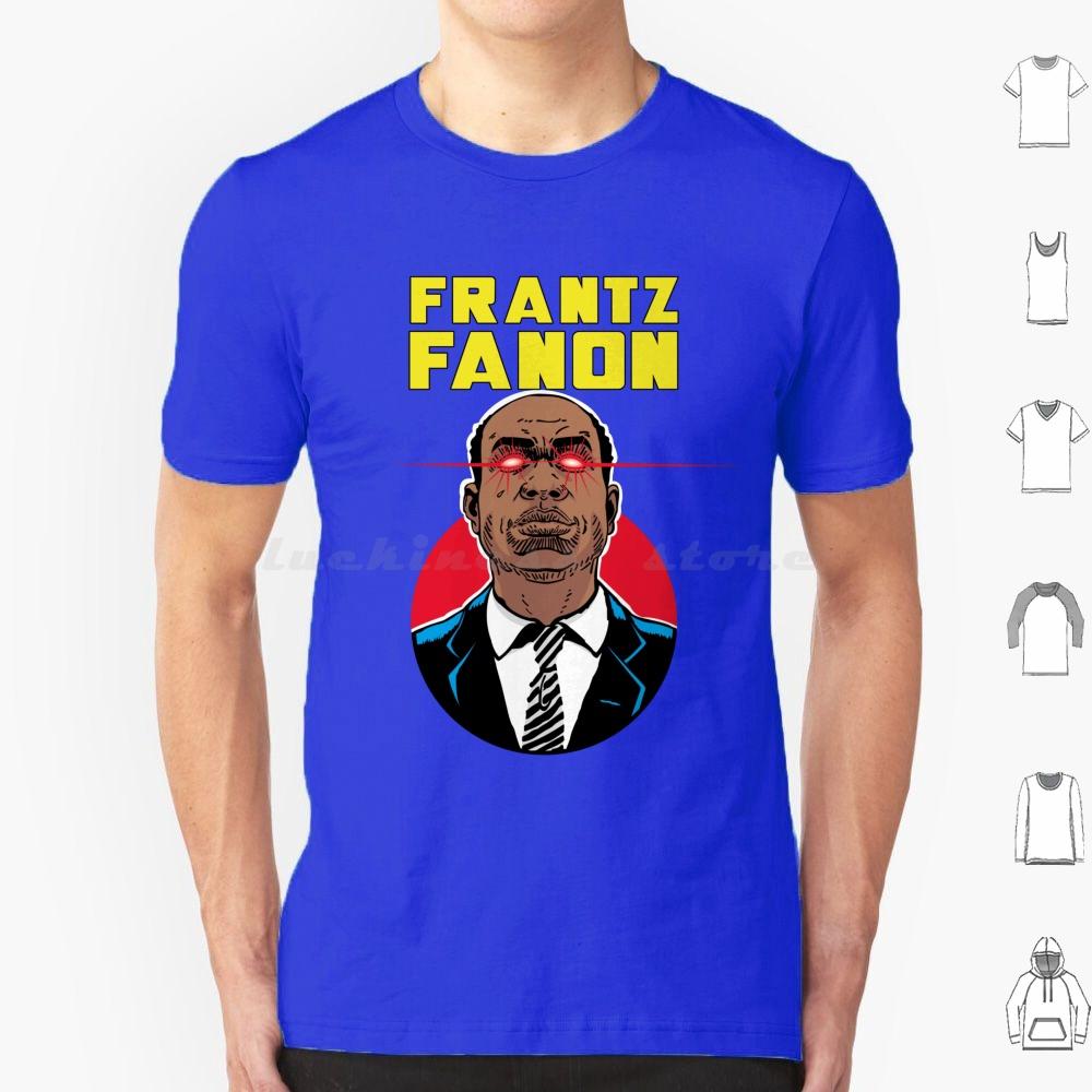 Camiseta Frantz Fanon Está Mirando 6xl Algodón Fresca Tee Fanon Fanon Cómics Superhéroe Socialismo Antirracismo Marxismo Arte Pop