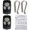 2 Pcs Garage Door Remote Fits for Wayne Dalton Quantum Models Using 372 Mhz (3214, 3314, 3316, 3414)