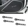QDDY3 10Pcs 3D Car Audio Stereo Speaker Badge Sticker Decal Accessories For Lexus F SPORT LBX NX RX 350h 450h Plug-in Hybrid ES UX GS