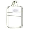 L-Shaped Transparent Mesh File Bag - Large Opening Tote for Exam Papers