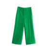 Ur Business Temperament Commuter High Waist Ankle Wide Leg Pants