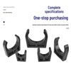 U-Shaped UPVC Pipe Clip - Industrial Grade, Complete Set 20/25