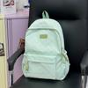 Schoolbag Korean version of high-value student schoolbag large-capacity casual and lightweight backpack small fresh and sweet travel backpack female