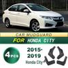 Soft Rubber Mud Guards for 2015-2019 Honda City