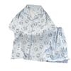 Summer new pajamas women's short-sleeved shorts thin cloud cotton cartoon cute large size Korean version loungewear