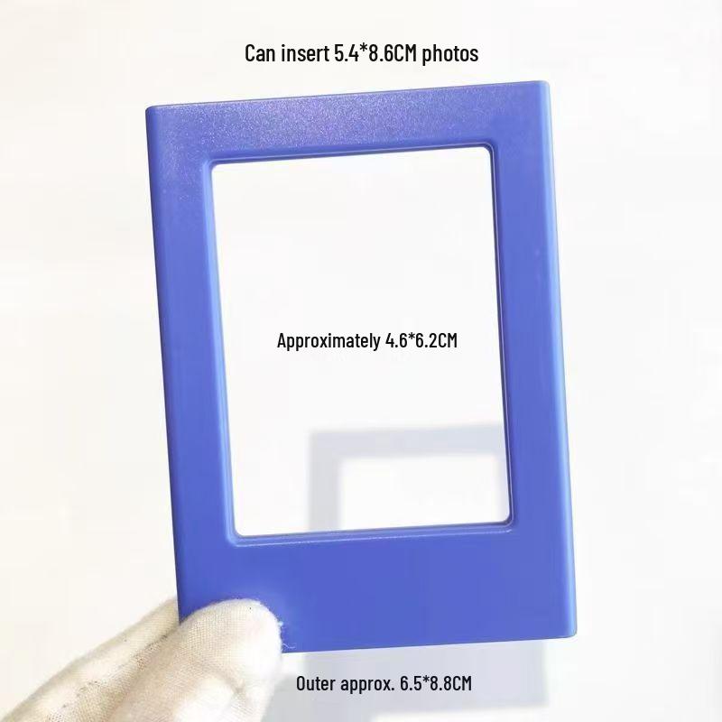 3-Inch Magnetic Polaroid Photo Frame Sticker for Kitchen, Office, Couple, or Bedroom Decor