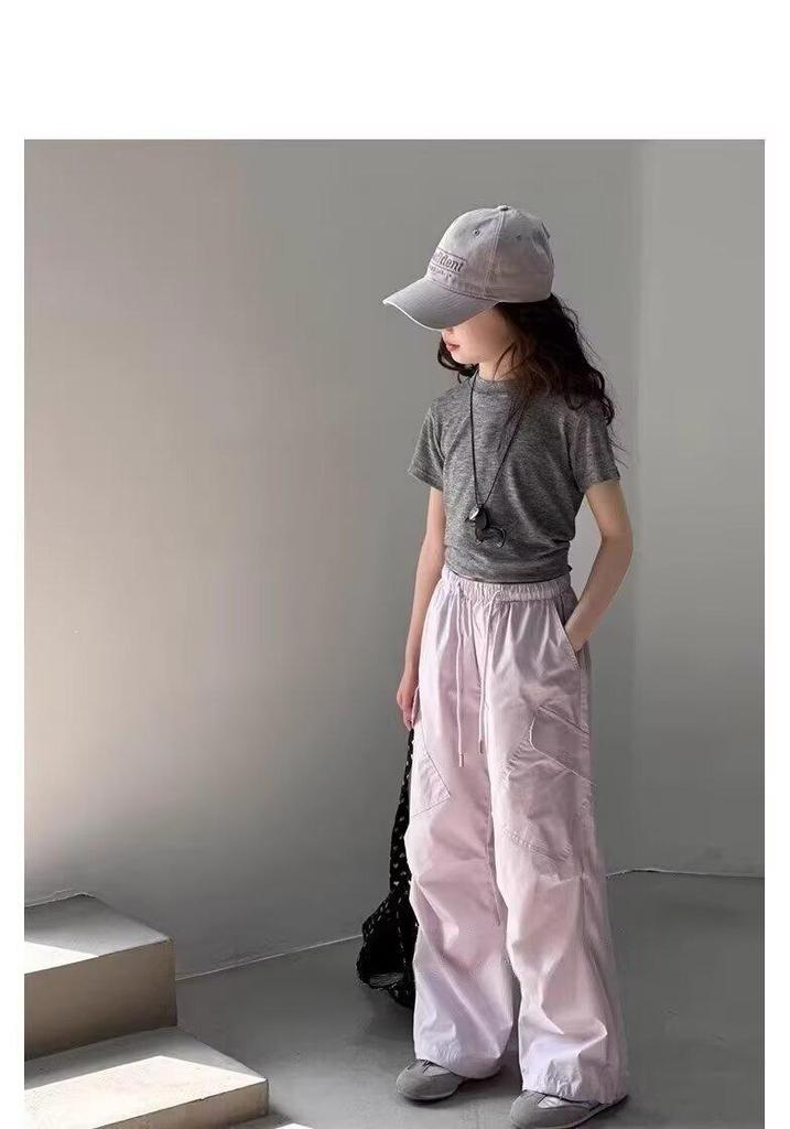 2026 Trendy Girls’ Summer Loose Overalls - Stylish Casual Pants