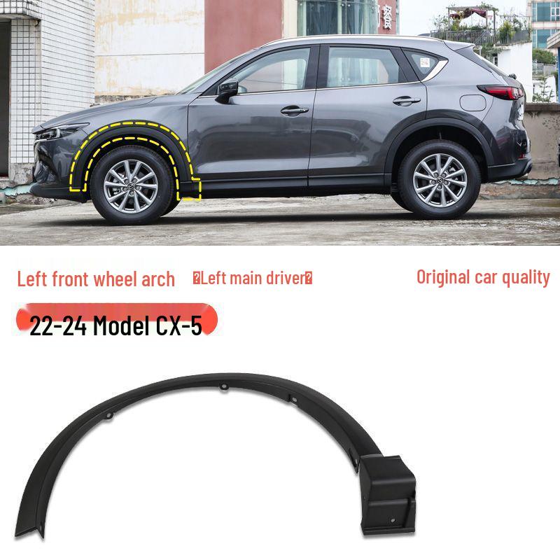 Mazda CX-5 (2013-2024) Wheel Arch Trim & Anti-Scratch Fender Strips for Front & Rear