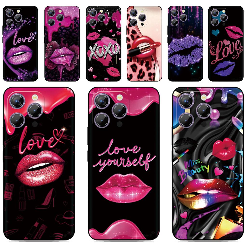 Pretty Love Kiss Phone Case For Ulefone Note 20 19 18 Ultra 10 12 13 14 15 16 17 Pro 13P 12P 11P 10P Silicone Soft Back Cover
