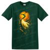 Sandhill Crane T Shirt Golden Sun Bird Art Wildlife Nature Graphic Tee Gift Idea