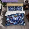 Set Biancheria da Letto Chelsea FC Modello 3 Pezzi Morbida Copripiumino in Microfibra con Federe per Camera da Letto