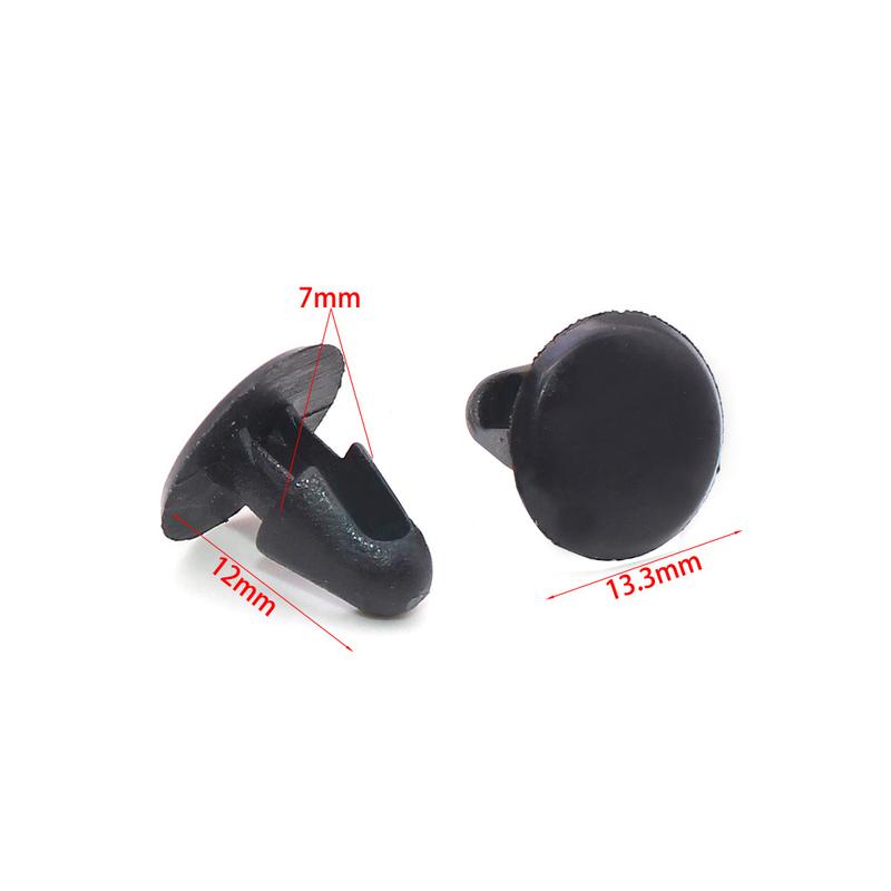 50pcs Car Bumper Buckle Clip Car Fender Fastener Car Trim Panel Engine Cover Retainer Clip Auto Interior Accessories for Toyota