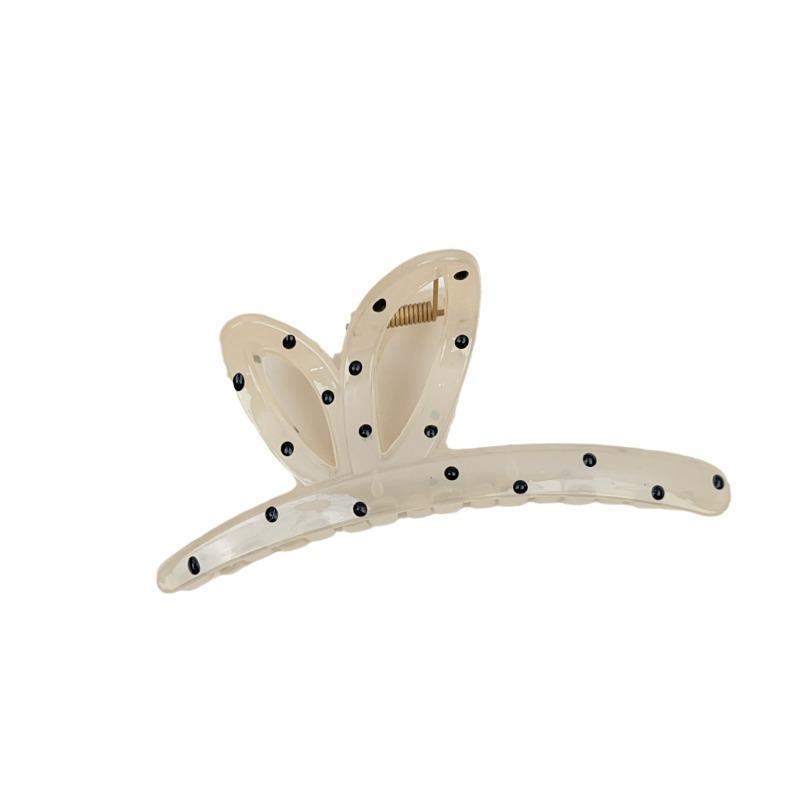 Korean Version of The Polka Dot Hair Clip Women's New Half-caught Hair Clip Headdress Hairpin Clip Disc Hair Clip Summer Hair Accessories