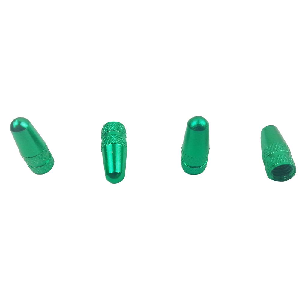 

4Pc BicycleWheel Rim Tyre Stem Caps Cover зелёный