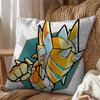 game Teros Imugi Mordex Brawlhalla Pillow Case Antidustmite Pillowcase Invisible zipper silky short plush Sofa cushion cover