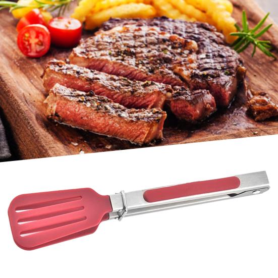 7 Inch Multi-purpose Food Tong Ergonomic Design Comfortable To Hold Good Toughness Cooking Tong for Kitchen