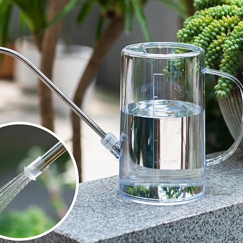 Stainless Steel Long Spout Watering Can for Indoor Pothos and Plant Care